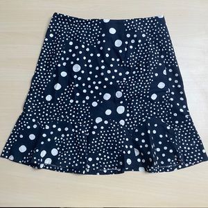 Dotted Mini Skirt